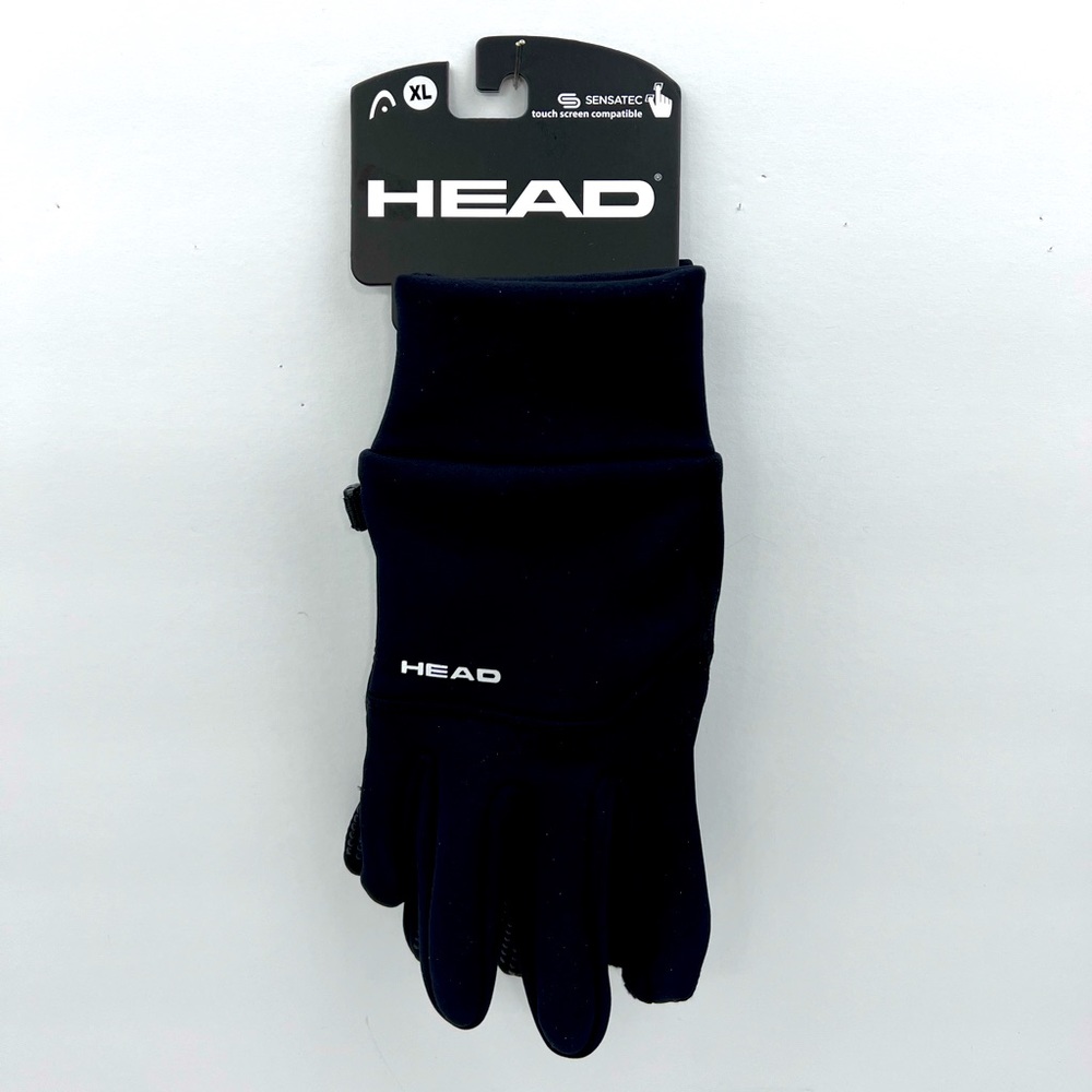 HEAD, SENSATEC TOUCH SCREEN MEN’S GLOVES, BLACK, XL SIZE, WARM AND COMFORTABLE